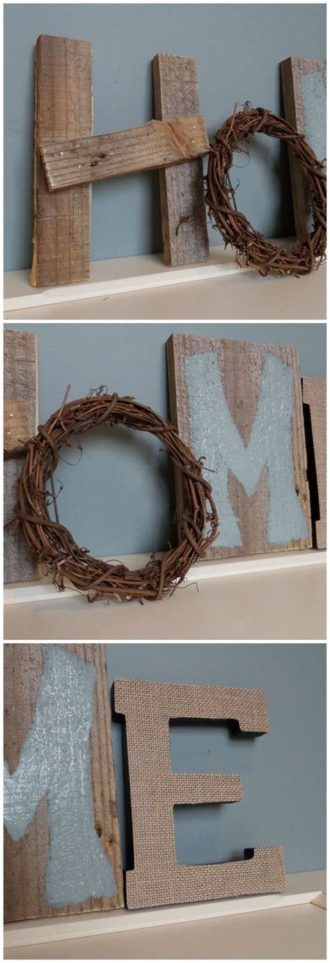 Home Decor Diy Letter Decor More With Less Today