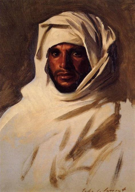 A Bedouin Arab John Singer Sargent Medium Oilcanvas Sargent Art