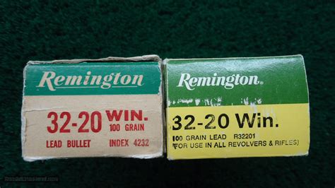 76 Rounds Of Remington Brand 32 20 Win Ammo