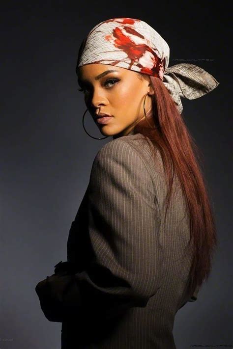 Loving The Hair Color And Bandana Scarf Hairstyles Rihanna Style