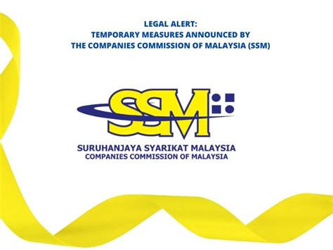 Legal Alert Temporary Measures Announced By The Companies Commission