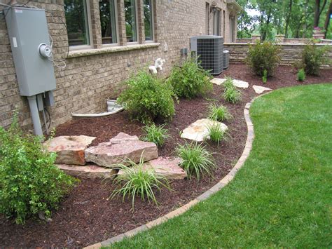 Landscape Bed Landscaping With Rocks Outdoor Decor Outdoor Living
