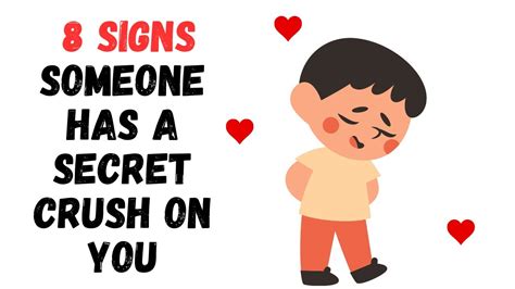 8 Signs Someone Has A Secret Crush On You Youtube
