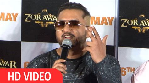 Live Yo Yo Honey Singh New Rap For Film Zorawar Youtube