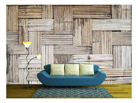 Wall26 Bamboo Wall Texture And Background Removable Wall Mural Self