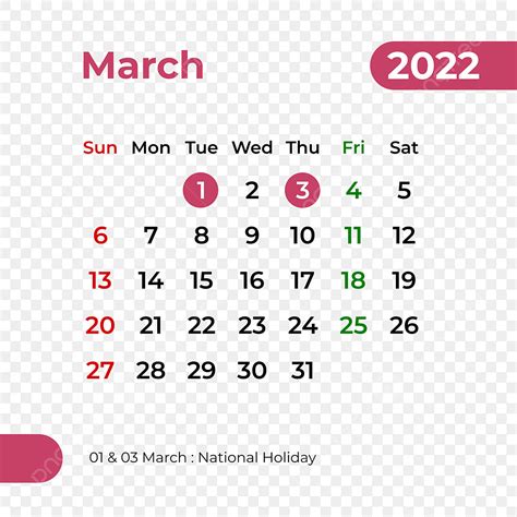 Gambar 2022 Maret Kalender Kalender 2022 Hari Susunan Acara Png Dan