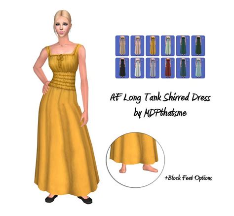 Mdpthatsme This Is For Sims 2 Shirred Dress Long Shirred Prom