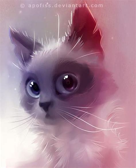 Lovely Cats Digital Illustrations By Rihards Donskis Aka Apofis Ego