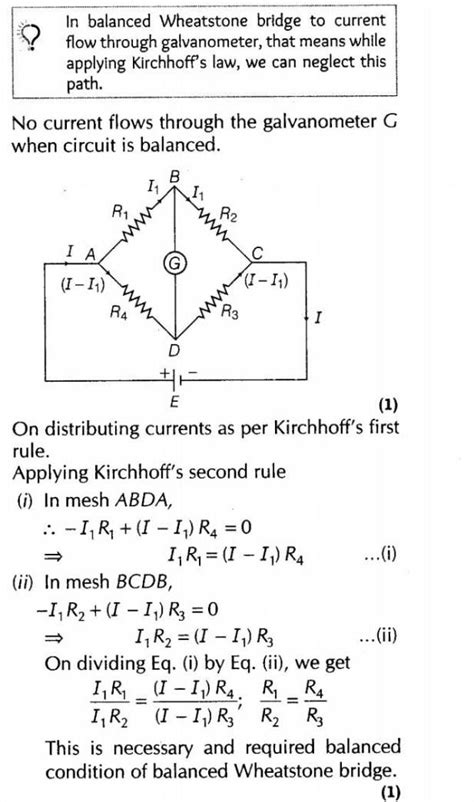 Important Questions For Cbse Class Physics Kirchhoff S Laws And Electric Devices Physics