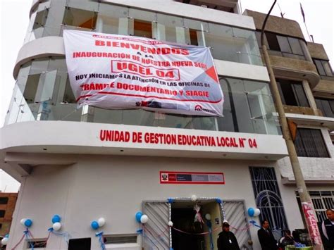 Noticias De Lima Norte Comas Inauguran Nueva Sede De La Ugel 04