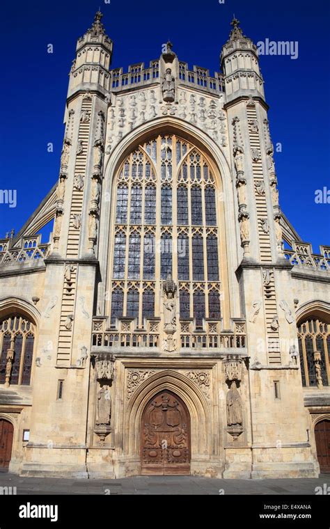 The Abbey Church Of Saint Peter And Saint Paulbath In Somerset England