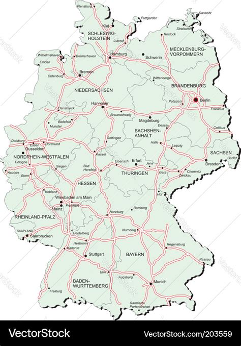 Where Is The Autobahn In Germany Map Interactive Map