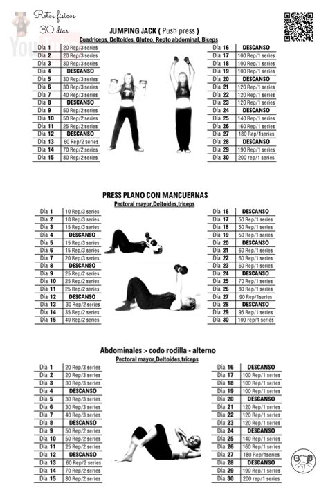 Rutina 1 Retos FÍsicos 30 DÍas