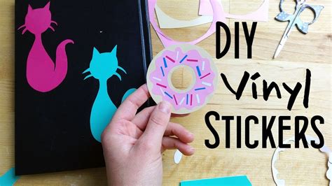 How To Make Your Own Vinyl Stickers Diy Vinyl Stickers With Self