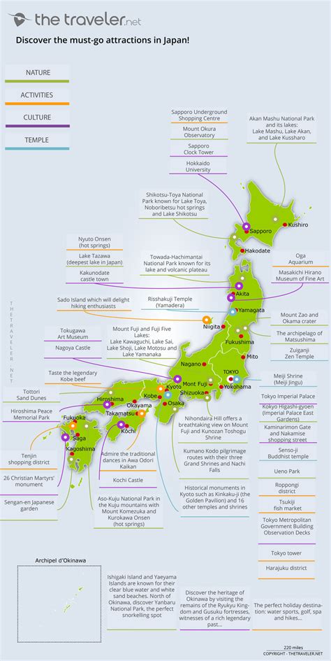 Even for offline use for tablets take a look a this free map of japan here. Places to visit Japan: tourist maps and must-see attractions