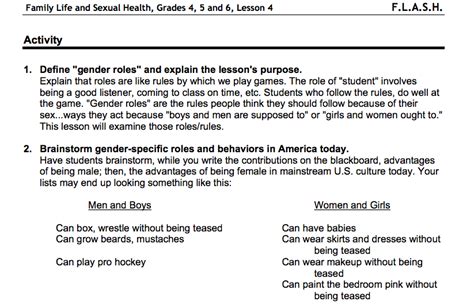 Sex Education Defining Gender Roles During The Sexual Revolution And