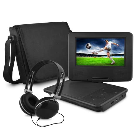 Onn 7 Portable Dvd Player With Matching Headphones And Bag