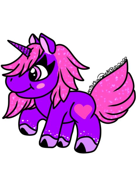 Purple And Pink Unicorn Speedpaint Ibispaint