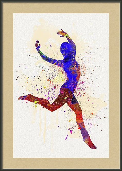 Gymnast Framed Print By Elena Kosvincheva Framed Prints Dance Images