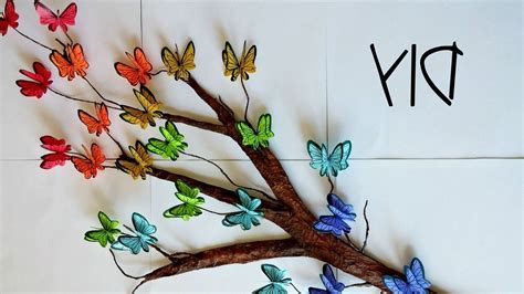 15 Inspirations Diy 3d Butterfly Wall Art