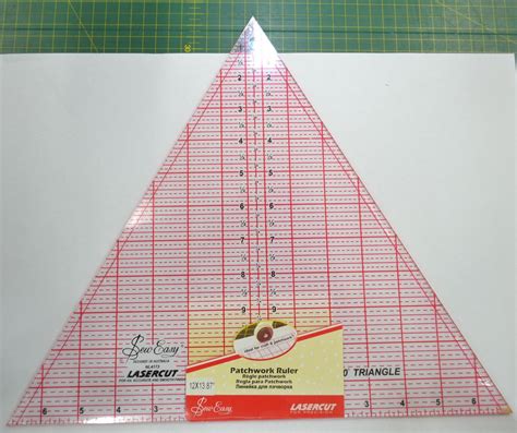 Sew Easy Patchwork Ruler 12x1387 60 Degree Triangle Craft Quilting