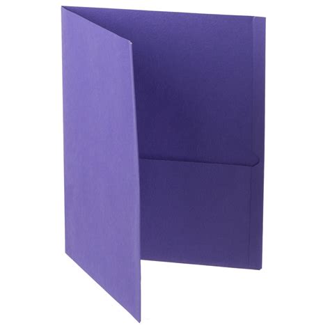 Oxford 57514 Letter Size 2 Pocket Embossed Paper Pocket