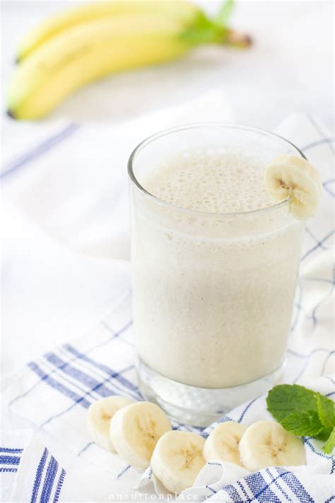 When can babies have oatmeal? Banana Oatmeal Smoothie Recipe & Video - On Sutton Place