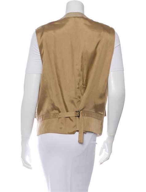 John Varvatos Metallic Button Up Vest Clothing Jva21986 The Realreal