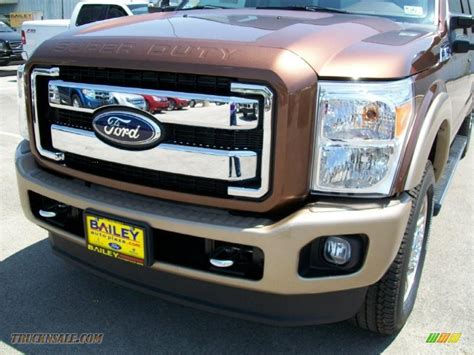 2011 Ford F250 Super Duty King Ranch Crew Cab 4x4 In Golden Bronze