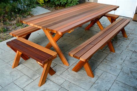 Cedar Picnic Table For Your Outdoor — Randolph Indoor And Outdoor Design