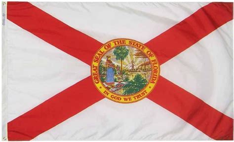 Buy Florida 6x10 Nylon Flag Flagline