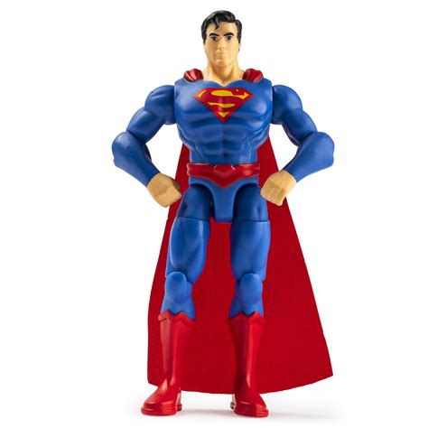 Dc Comics 4 Inch Superman Action Figure With 3 Mystery Accessories