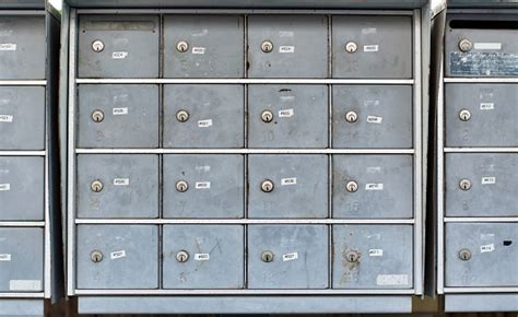 Generic Mailboxes At An Apartment Complex Stock Photo Download Image