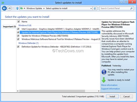 Windows updates and service packs may fail to install if there are corruption errors. How to Update Internet Explorer 10 Flash Player in Windows 8