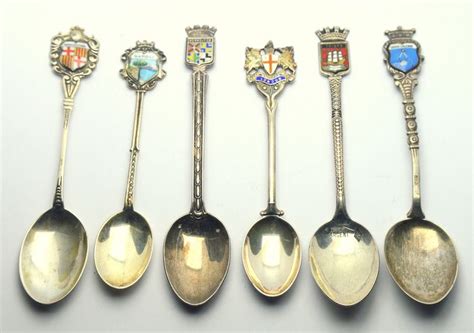 Souvenir Spoons 6 800 Silver 925 Silver Catawiki