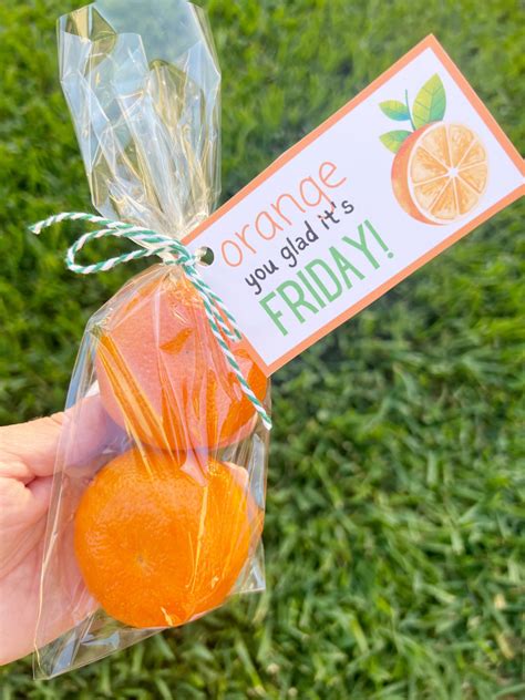 Orange You Glad Its Friday Free Printable Leah With Love