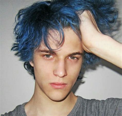 Pin By Alejass On Hair Men Hair Color Mens Blue Hair Boys Blue Hair