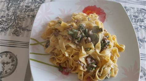 ASPARAGUS WITH TAGLIATELLE (NOODLES) - YouTube