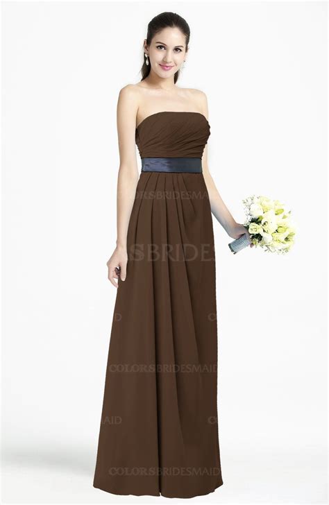 Colsbm Karlee Chocolate Brown Bridesmaid Dresses Colorsbridesmaid