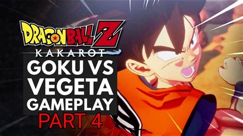 Dragon Ball Z Kakarot Goku Vs Vegeta Gameplay Part 4 By Beastboy Youtube
