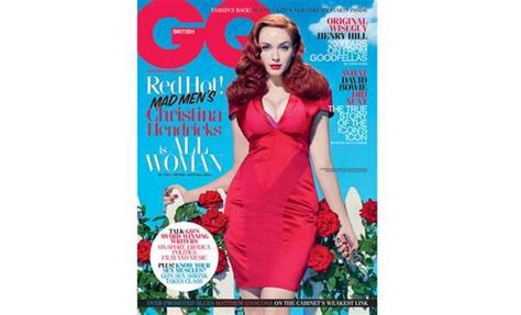 Curvaceous Housewife Covers Christina Hendricks Gq September 2010