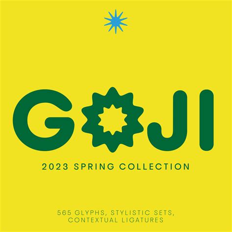 Goji — Friendly Rounded Typeface Mojomox