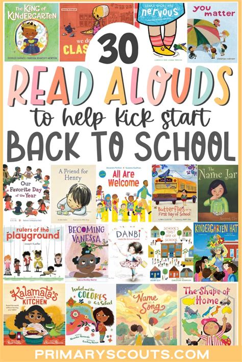 Back To School Read Alouds For Little Learners Kindergarten Books