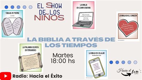 Show De Lo NiÑos La Biblia A TravÉs De Los Tiempos 07092021 Youtube