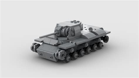 Lego Moc Lego Ww2 Kv 1 Soviet Heavy Tank By Thebrickcrew