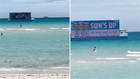 Beach Goers Infuriated By Boat Advertisements