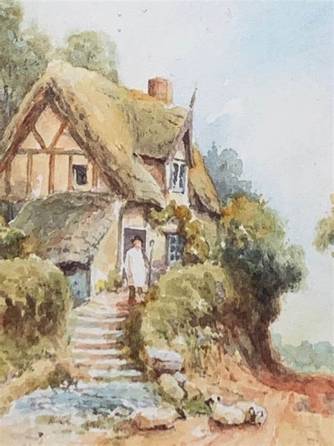 An Appealing Edwardian Watercolour By The Late Nineteenth And Early