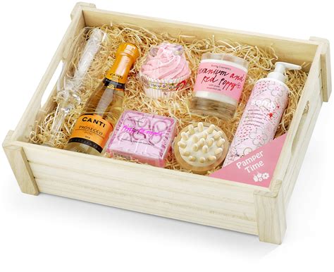 Classic Pampering Set Gift Crate With Prosecco Regency Hampers