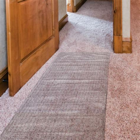 6ft Hallway Carpet Protector Runner Vinyl Plastic Mat Guard Home Office