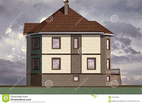 Model Home Stock Illustration Illustration Of Building 40104892